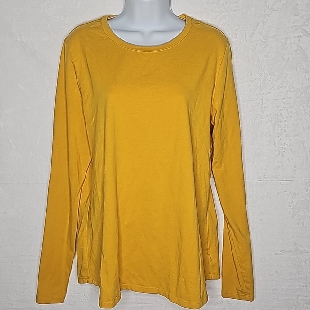 Women's Gold Long Sleeve Tee XL